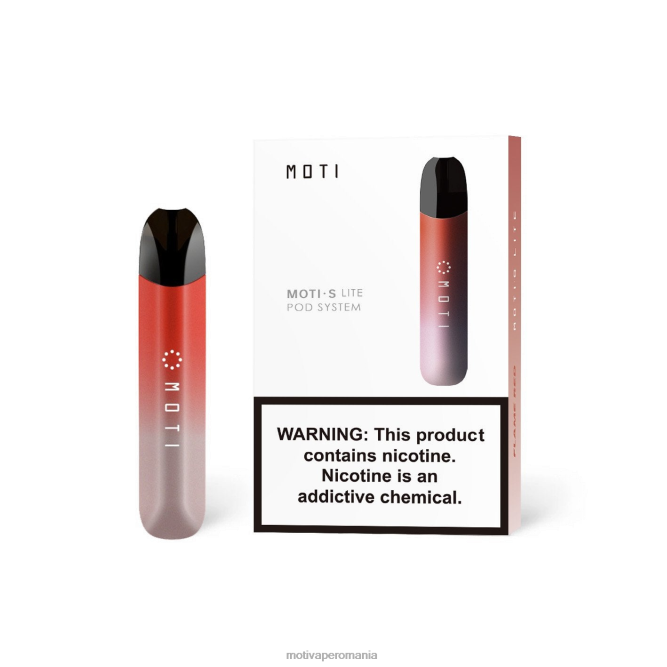 MOTI S Lite dispozitiv premium roșu flacără NVLL114 MOTI Vape Disposable
