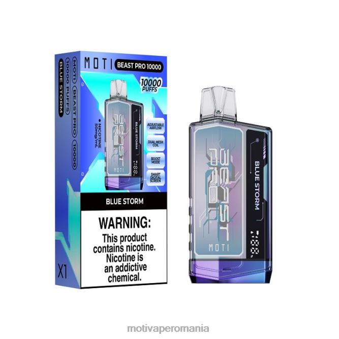 MOTI Beast Pro vapa de unică folosință (5%, 10000 pufuri) gheata de pepene verde NVLL52 MOTI Vape Romania