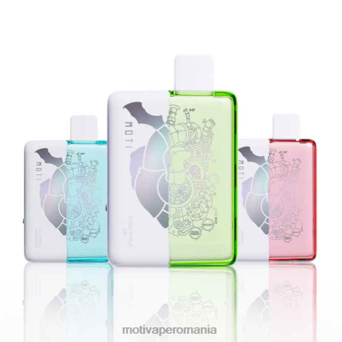 MOTI Duo 9000 de vaporizatori de unică folosință (5%, 9000 pufuri) limonada albastru razz NVLL64 MOTI Vape Disposable