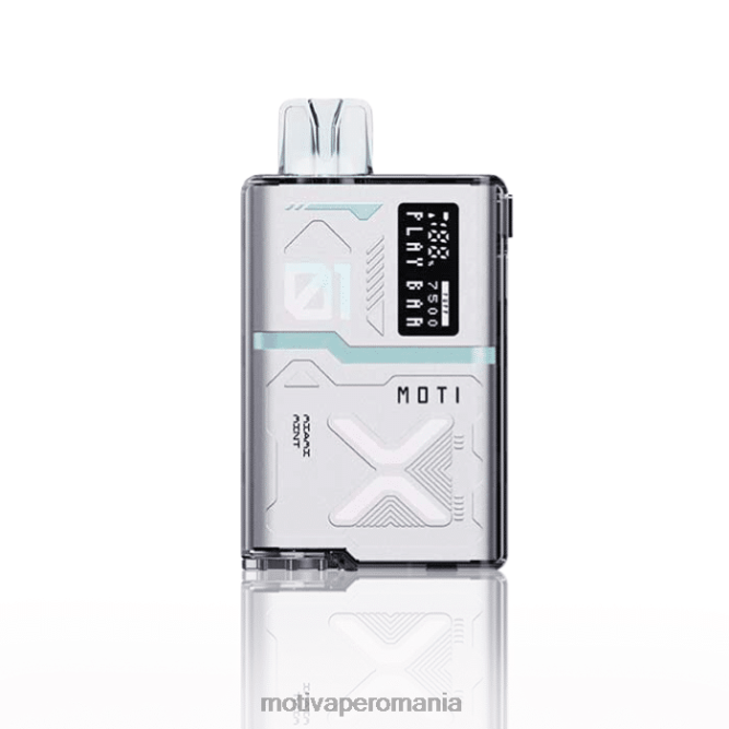 MOTI Play Bar 7500 de vaporizare de unică folosință (5%, 7500 pufuri) gumă de pepene verde NVLL53 MOTI Vape Instructions